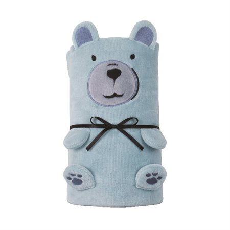 COUVERTURE PELUCHE DE PELUCHE&TARTINE - OURS BLEU
