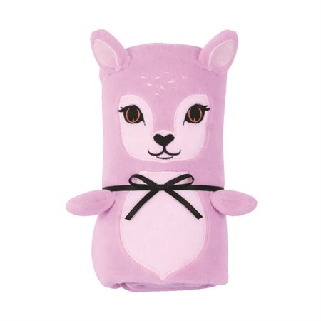 COUVERTURE PELUCHE DE PELUCHE&TARTINE - BAMBI VIOLET