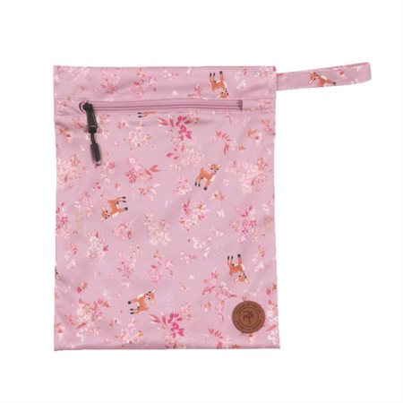 SAC A VETEMENT PELUCHE & TARTINE - FLEURS ET BAMBI