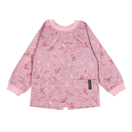 TABLIER 3/5ANS PELUCHE & TARTINE - FLEURS & BAMBI
