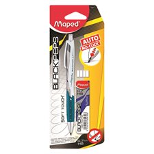ENSEMBLE PORTE-MINES 0,7 MM + MINES & EFFACE - COUL ASST