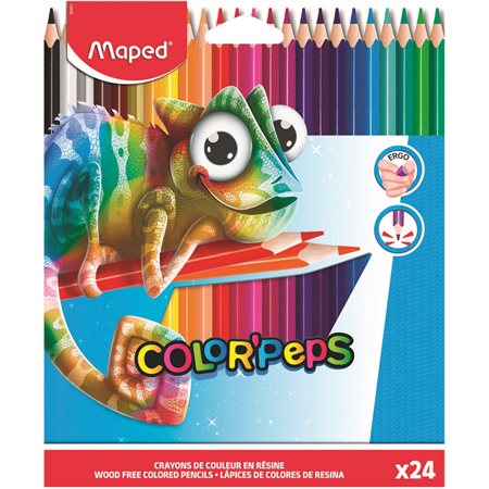 CRAYONS DE COULEURS COLOR'PEPS @24