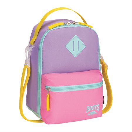 BOITE A LUNCH ROOTS 2 COMPARTIMENT - ROSE/MAUVE