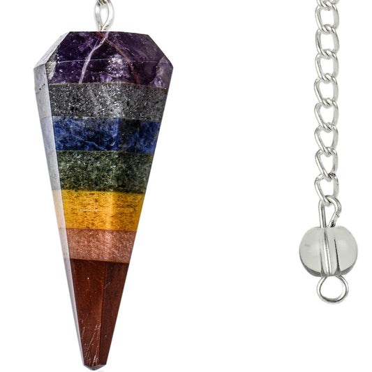 PENDULE " 7 PIERRES" 7.5"