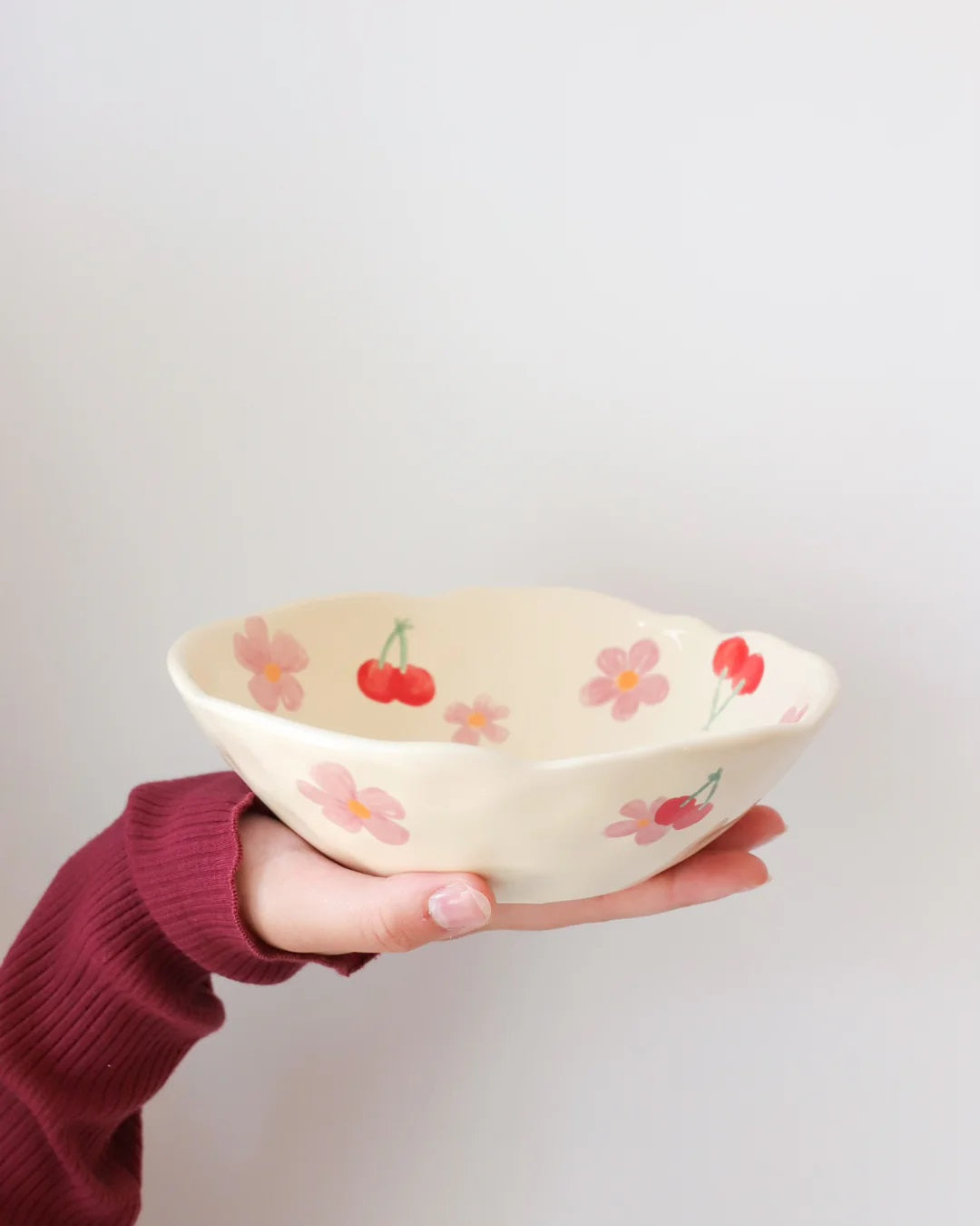 BOL CERAMIQUE 7" -  FLEUR DE CERISIER