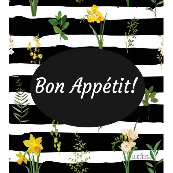 LAVETTE SUEDOISE 7½X6¾" - BON APPETIT