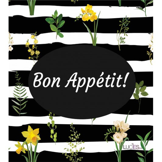 LAVETTE SUEDOISE 7½X6¾" - BON APPETIT