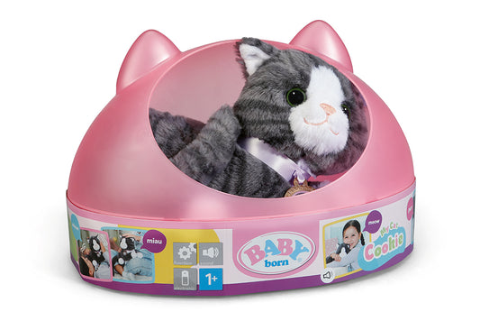 BABY BORN - MON CHAT COOKIE PANIER ROSE