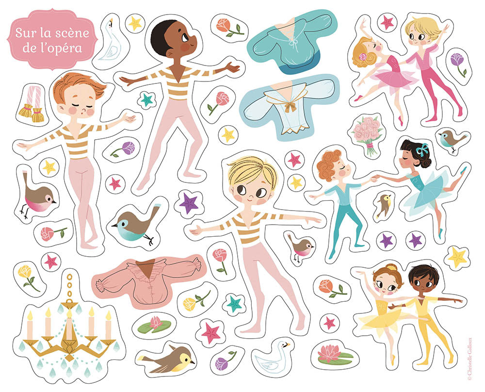 AUZOU - Mes autocollants - Danseuses (nouvelle édition)