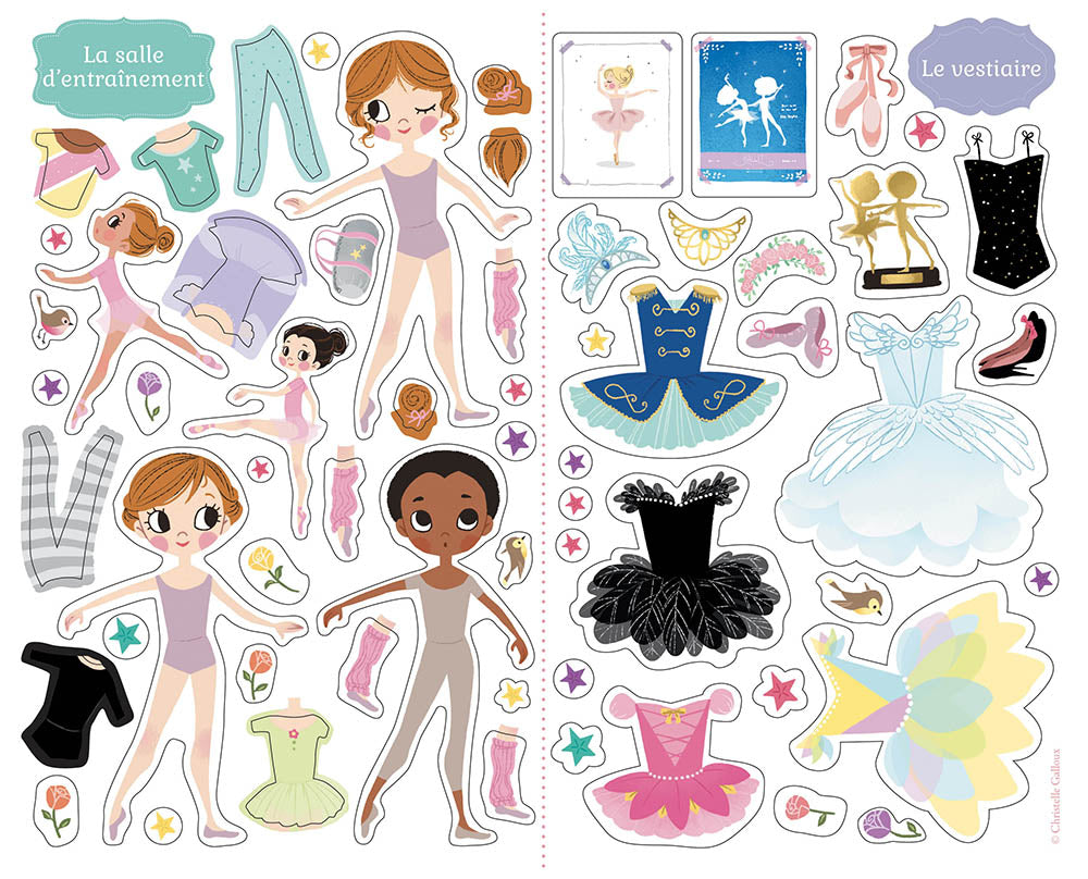 AUZOU - Mes autocollants - Danseuses (nouvelle édition)