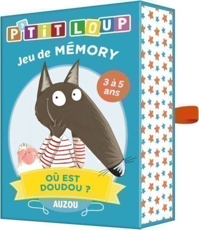 AUZOU - Jeu  P'tit Loup - Jeu de mémory - Où est doudou ?