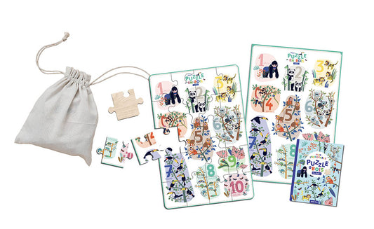 AUZOU - Mon incroyable puzzle en bois  Les chiffres