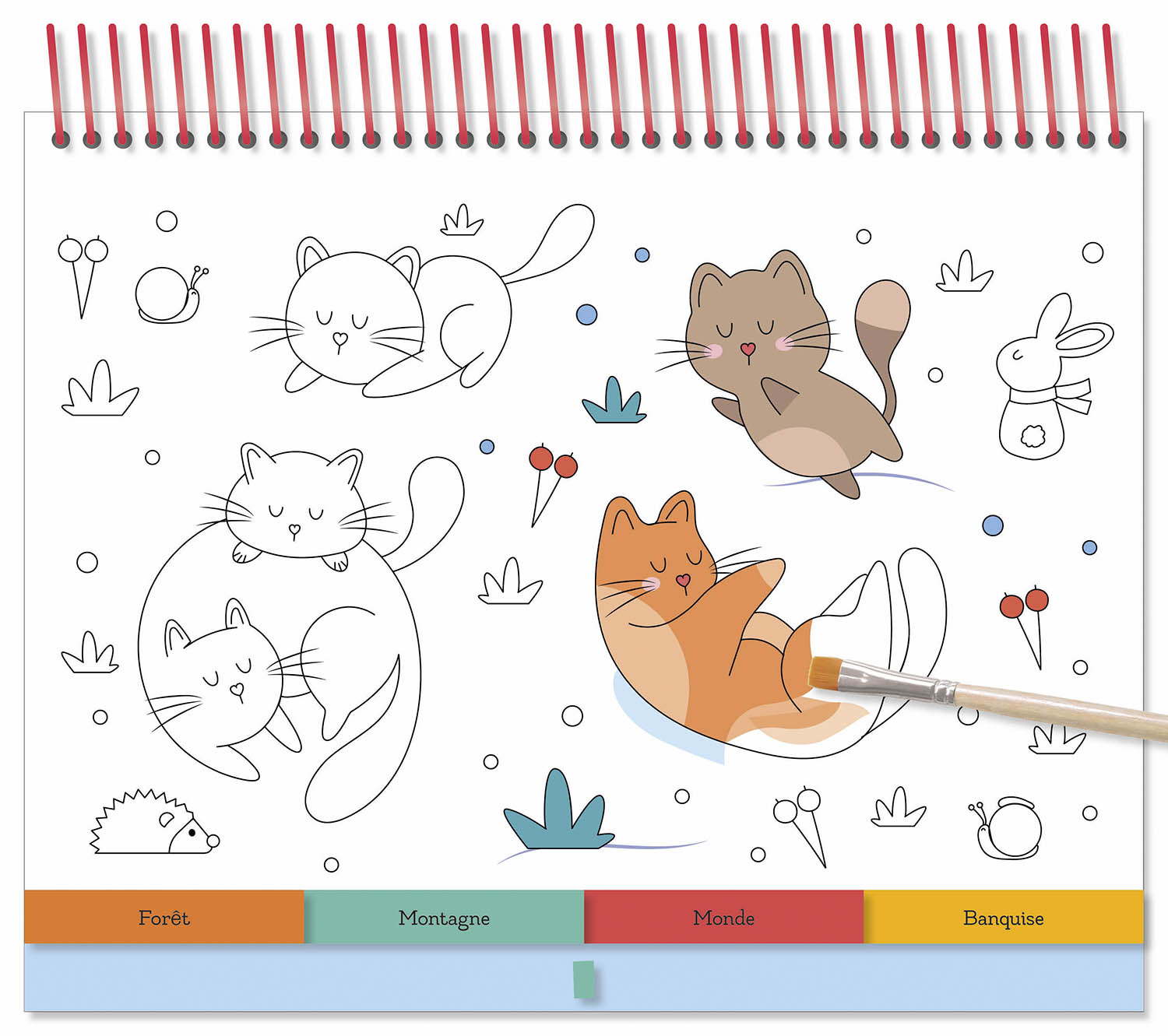 AUZOU - 12 tableaux en peinture  magique Hiver