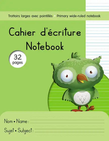 SCOLAIRE PAPETERIE - CAHIER TROTTOIR LARGE 5MM POINTILLE@4