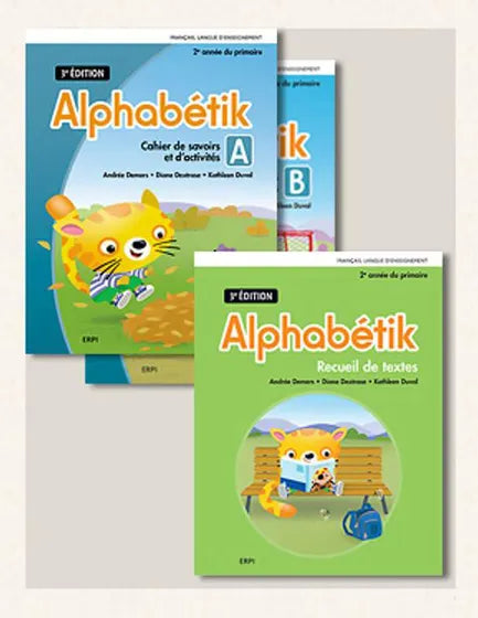 ALPHABÉTIK 3E ÉDITION + RECUEIL DE TEXTE - 2E ANNÉE