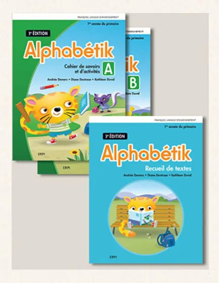 ALPHABÉTIK 3E ÉDITION + RECUEIL DE TEXTES - 1RE ANNÉE
