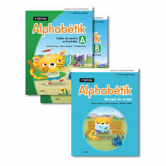ALPHABÉTIK 3E ÉDITION + RECUEIL DE TEXTES - 1RE ANNÉE