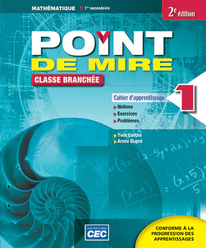 POINT DE MIRE - MATHÉMATIQUES - VERSION PAPIER - SECONDAIRE 1