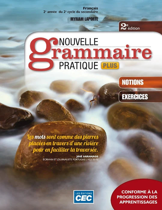 NOUVELLE GRAMMAIRE PRATIQUE PLUS - PAPIER– SECONDAIRE 4