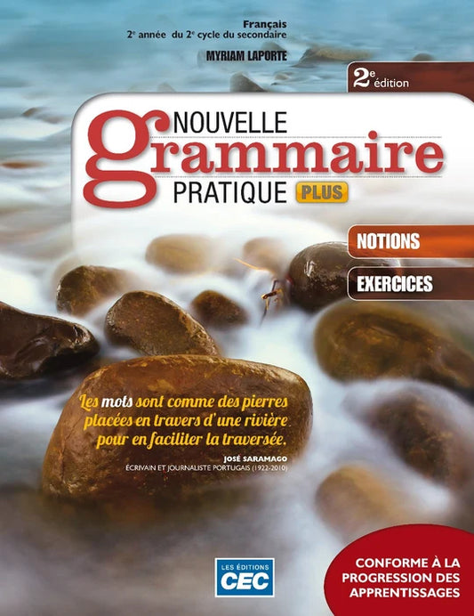 NOUVELLE GRAMMAIRE PRATIQUE PLUS - PAPIER– SECONDAIRE 4
