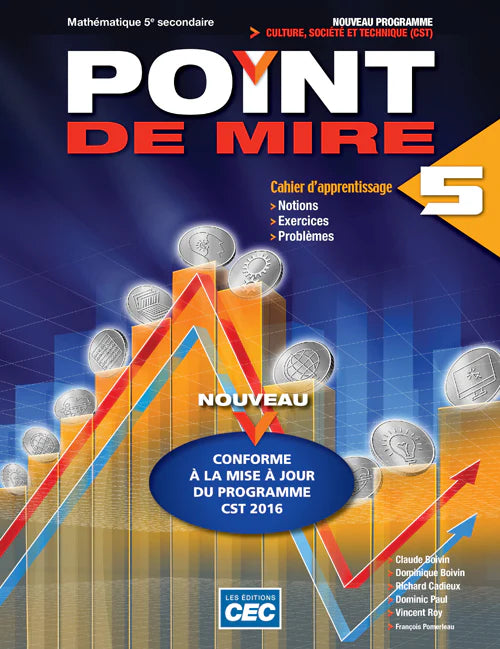 POINT DE MIRE CST -  VERSION PAPIER + WEB  - 5E SECONDAIRE