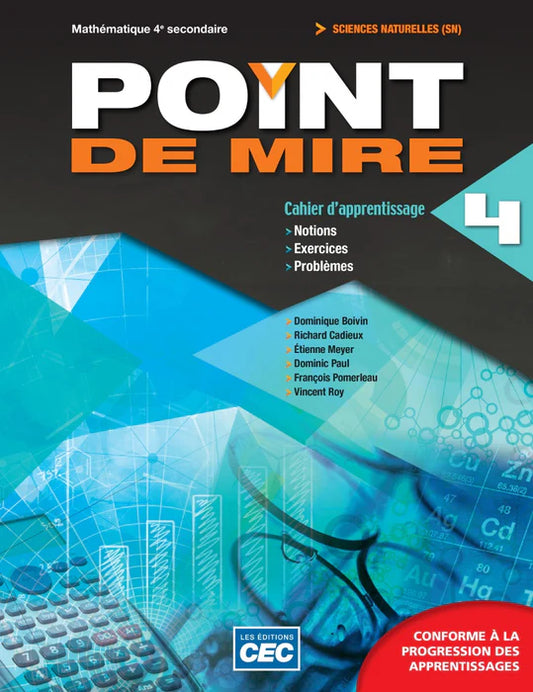 POINT DE MIRE 4 CST – PAPIER - SECONDAIRE 4