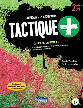 TACTIQUE+ - 3E SECONDAIRE
