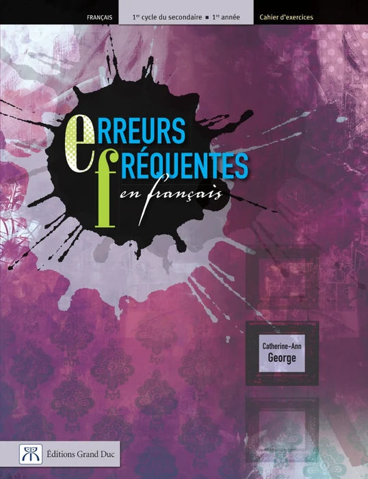 ERREURS FREQUENTES - PAPIER – SECONDAIRE 1