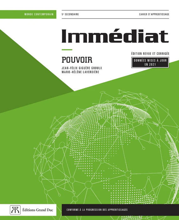 IMMÉDIAT - UNIVERS SOCIAL - 5E SECONDAIRE