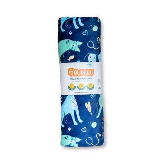 COUVERTURE APAISANTE M/M - CHAT/CHIEN
