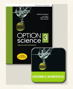 OPTION SCIENCE - CHIMIE - 5E SECONDAIRE