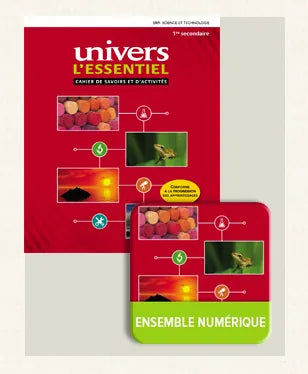 UNIVERS - L'ESSENTIEL – SECONDAIRE 1