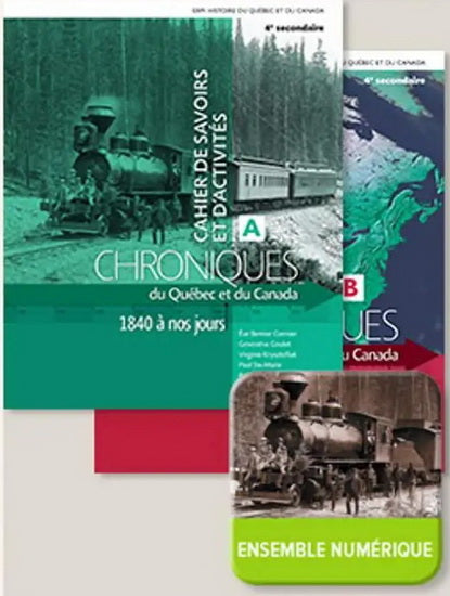 Chroniques du Québec et Canada - 4e secondaire