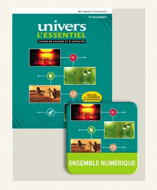 UNIVERS - L'ESSENTIEL - 2E SECONDAIRE