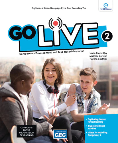 GO LIVE 2 - VERSION PAPIER - SECONDAIRE 2