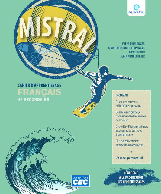 MISTRAL - VERSION PAPIER + WEB - 4E SECONDAIRE