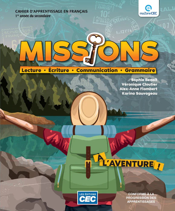 MISSIONS 1 - COMBO PAPIER + WEB - FRANÇAIS - SECONDAIRE 1