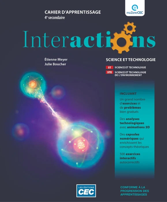 INTERACTIONS 4  ST -STE – VERSION PAPIER – SECONDAIRE 4