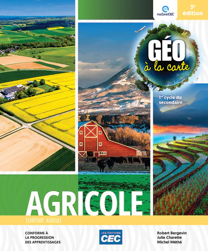 GÉO À LA CARTE - FASCICULE "AGRICOLE" - COMBO - SECONDAIRE 1
