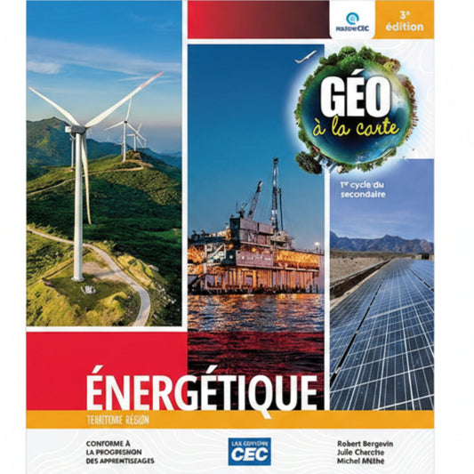 GÉO À LA CARTE VERSION PAPIER- 2E SECONDAIRE