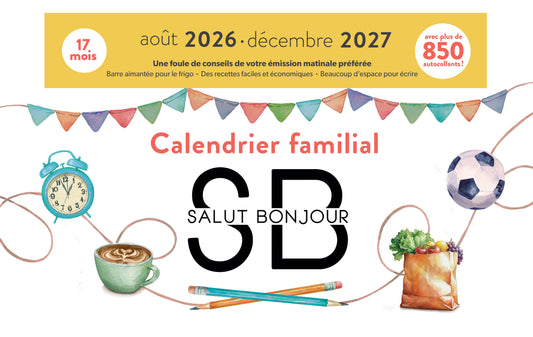 CALENDRIER FAMILIAL "SALUT BONJOUR" 2026-2027