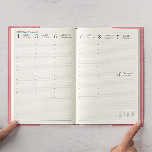 W.MAXWELL - AGENDA HEBDOMADAIRE 2026-27 "ULYS-E" - ROSE