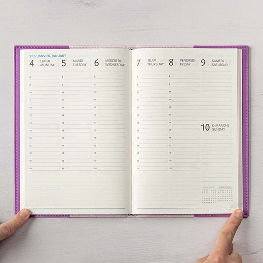 W.MAXWELL - AGENDA HEBDOMADAIRE 2026-27 "GAMA-E" - MAUVE
