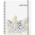 Charger l'image dans la visionneuse de la galerie, W.MAXWELL - AGENDA HEBDOMADAIRE 2026-27 "GARBO-E" - FLORAL
