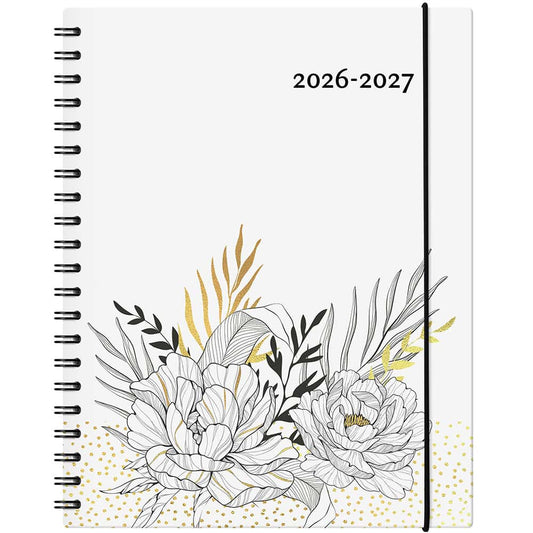W.MAXWELL - AGENDA HEBDOMADAIRE 2026-27 "GARBO-E" - FLORAL