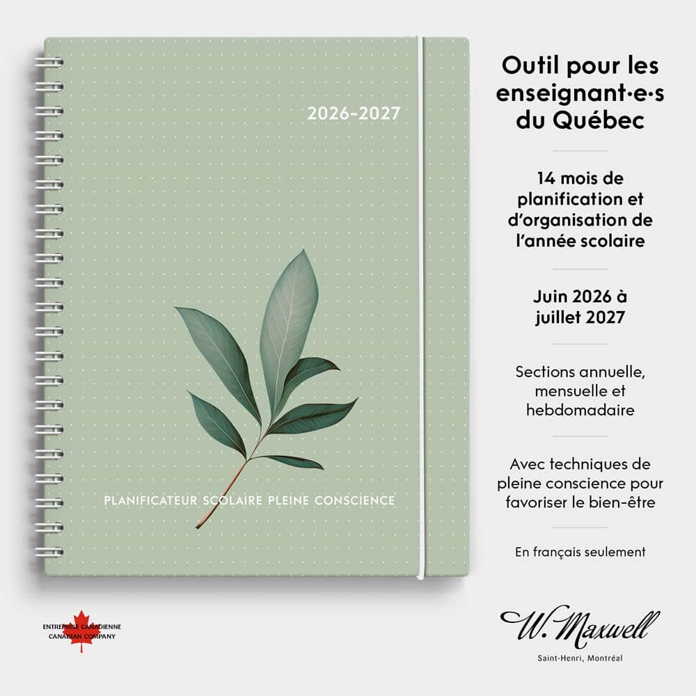 W.MAXWELL - PLANIFICATEUR ENSEIGNANT 2026-27