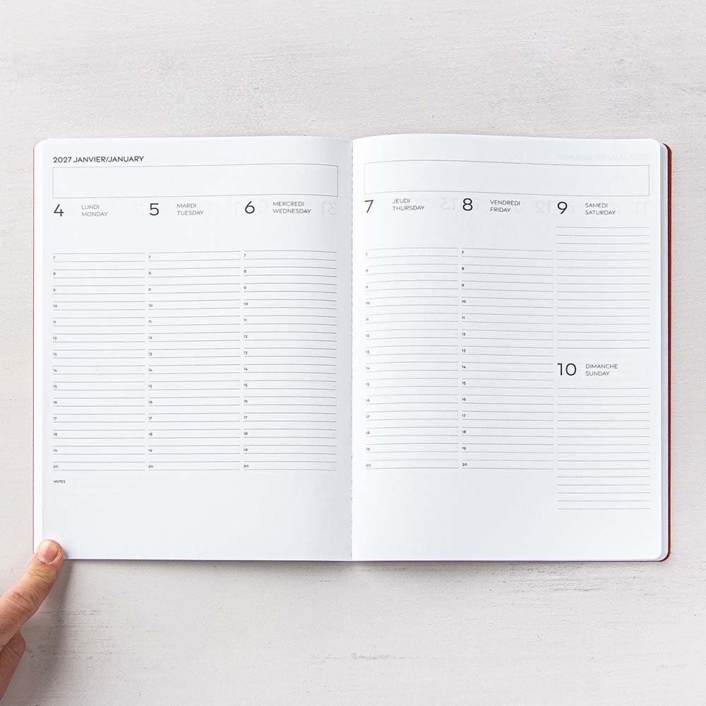 W.MAXWELL - AGENDA HEBDOMADAIRE 2026-27 "MEMO-E" - RETRO