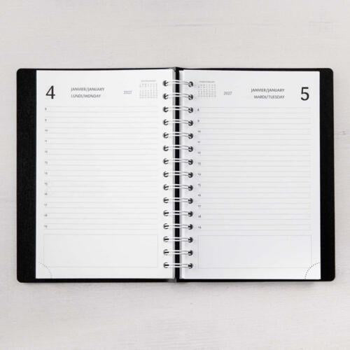 W.MAXWELL - AGENDA JOURNALIER 2026-27 "BURO-E" - NOIR