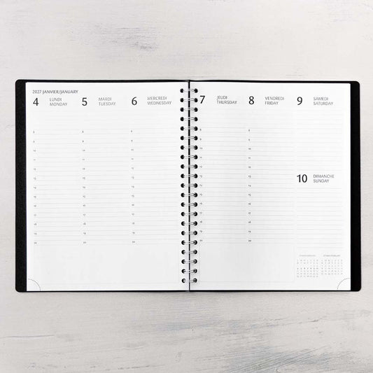 W.MAXWELL - AGENDA HEBDOMADAIRE 2026-27 "MAXI-E" - ROSE