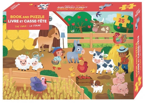 AUZOU -  Puzzle  la ferme  25mcx